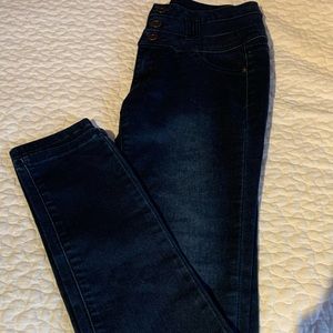 Jeans button up jegging